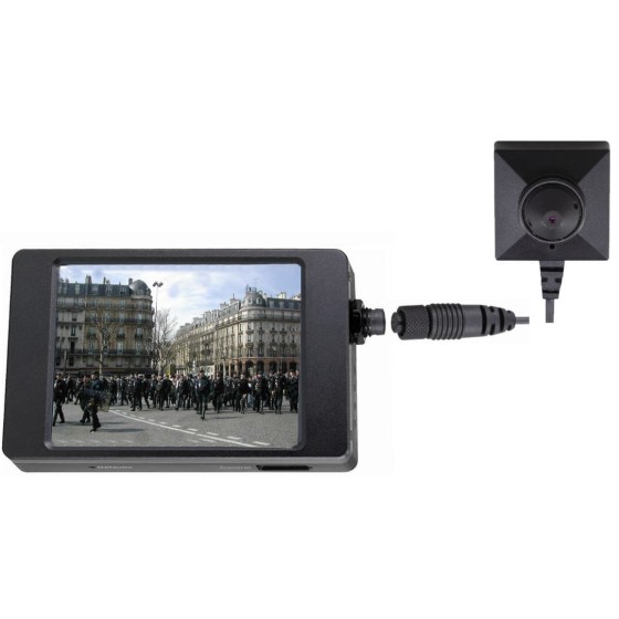 Caméra bouton Full HD + Mini DVR LCD (PV500 NeoPro + BU18 Neo)