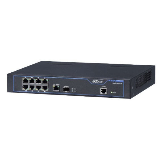 Switch PoE 8 ports + port fibre optique (S1000-8TP)