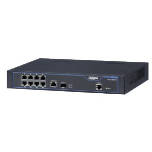 Switch PoE 8 ports + port fibre optique (S1000-8TP)
