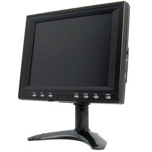 Moniteur LCD 8" VGA + Vidéo CVBS (TV-LCD801C)