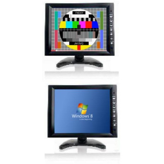 Moniteur LCD 10,4" mixte VGA + Vidéo (TV-LCD1040D)