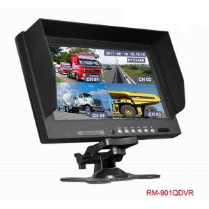 LCD 9" avec Quadravision & Enregistreur (RM-901QDVR)