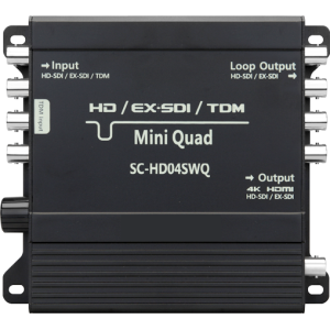 Quad Splitter EX & HD-SDI (HD04SWQ)