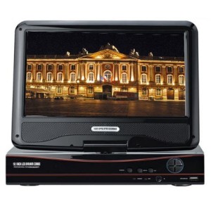 Enregistreur IP Full HD avec moniteur 10.4" repliable (NVR-6004N)
