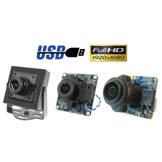 Mini Caméras USB avec sortie CVBS PAL (UBDS800F / UBHM800 / UBHM810A)