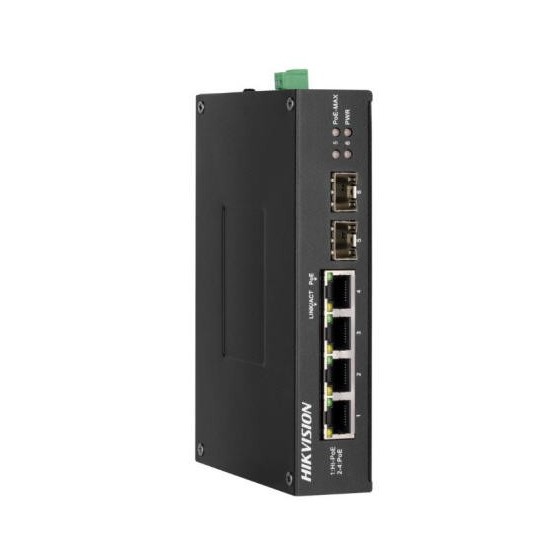 Switch POE 150W + Fibre optique (DS-3T0506HP-E/HS)